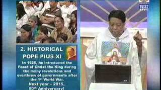 SUNDAY TV HEALING EUCHARIST MASS Nov 23 2014 [upl. by Yrekcaz102]