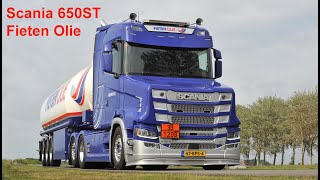 Scania 650 ST V8  Fieten Olie [upl. by Annuhsal233]