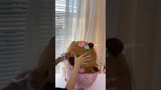 Không hiểu cute chỗ nào í unboxing quatangsinhnhat unbox capybara plushies asmr [upl. by Rolan]