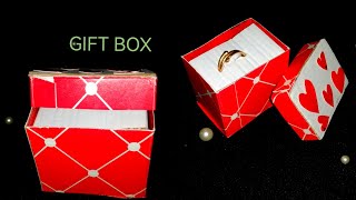 How to make gift boxes with cardboard diy ideas [upl. by Yuu321]