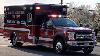 Lorton Volunteer Fire Department Medic 419 Responding [upl. by Atteve408]