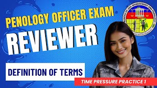 Penology Officer Examination Reviewer Definition of Terms  Part 1  POE Exam Reviewer [upl. by Northway]