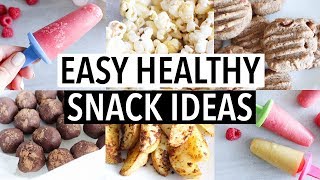 10 EASY HEALTHY SNACK IDEAS You NEED to try Low Cal Healthy Yum [upl. by Rosel]