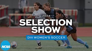 2024 NCAA DIII womens soccer championship selection show [upl. by Ramey]