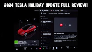 2024 Tesla Holiday Update IS OUT  FULL Walkthrough amp Hidden Changes [upl. by Archie]