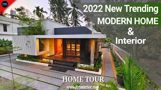 Trending Modern house design 20221250 sqft 2Bhk modern houseHome tour malayalamDrInterior [upl. by Chancelor]