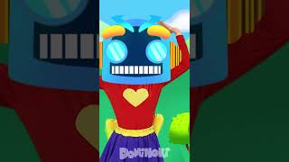 Robot  shorts  Dominoki Kids Songs [upl. by Sldney]