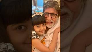 🥰Amitabh Bachchan with his cute grand daughter image💫💯 trending ❤️statusvideo🥀 shorts🔥 [upl. by Nylorac124]