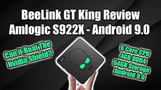 Beelink GTKing Amlogic S922X Powered Android 90 TV Box Review [upl. by Colan307]