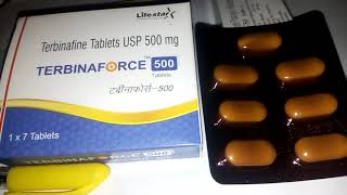 TERBINAFORCE 500 teb  terbinafine use athlete foot  jack itching  ringworm amp side effect [upl. by Octavus]