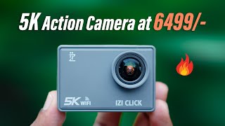 Best 5K Action Camera Under 10000  IZI Click 5K Action Camera [upl. by Aerdua]