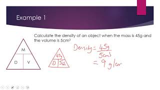 138 Year 10 Scheme 2 Shape1 Calculating Density [upl. by Notsnhoj]