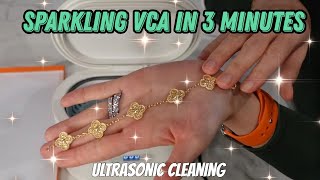 3Minute VCA Fine Jewelry Cleaning  Ultrasonic Bath  Before amp After shots [upl. by Daza]