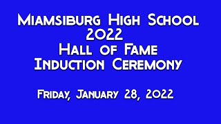 2022 Miamisburg High School Hall of Fame Inductions [upl. by Akinal269]