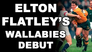 Elton Flatleys Wallabies Debut [upl. by May]