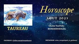 Horoscope TAUREAUX  0823  Réflexion repositionnement et action face aux défis professionnels [upl. by Cira]