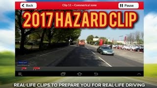 HAZARD PRACTICE CLIP 11 DVSA 2017 [upl. by Eben]