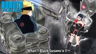 Sarada Show Off Her Legendary Susanoo To Boruto   How To Awaken Mangekyou Sharingan [upl. by Gitt]