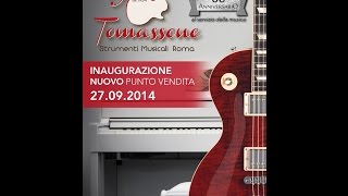 Inaugurazione Sergio Tomassone  Strumenti Musicali Roma [upl. by Bouley]