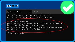 How to Fix Access Denied as You Do Not Have Sufficient Privileges Error in Windows 1011 [upl. by Kindig]