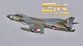 4K Hawker Hunter F6A Awesome Howling Blue Note Sound Special Video [upl. by Audres748]