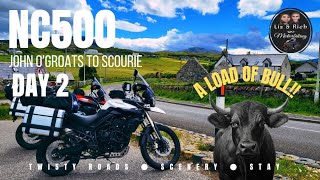 NC500 Motocamping Tour Day 2 John O Groats to Scourie [upl. by Behre152]