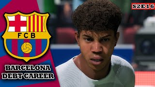 I FIXED HIM FC24 Barcelona Debt Career Mode [upl. by Nnaarual]