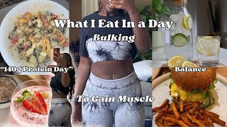 What I Eat In a Day to Gain Weight I High Protein Healthy Meals I HIIT Workout I [upl. by Nirrad]