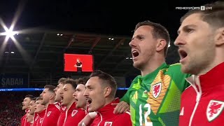 Wales vs Poland National Anthem  EURO 2024 Qualifiers Playoff [upl. by Llekcor]