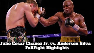 Julio Cesar Chavez Jr vs Anderson Silva Highlights [upl. by Elaen]