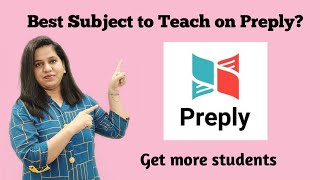 Preply  Best Subject to Teach  Teach amp Earn  Work From Home  Teach maths  English  Science [upl. by Odracir787]