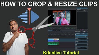 Kdenlive Tutorial  Transform Crop and Resize Video [upl. by Enehs658]