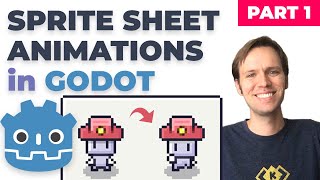 How to animate Sprite Sheets in Godot using AnimationPlayer beginner tutorial [upl. by Ehtyde]