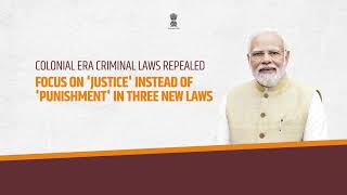 Modi 3 0 Colonial Era Criminal LawsENGLISH [upl. by Lusar]