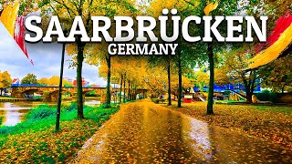 SAARBRÜCKEN GERMANY Walking Tour 2023  4K Video  Part 1 [upl. by Lechar]