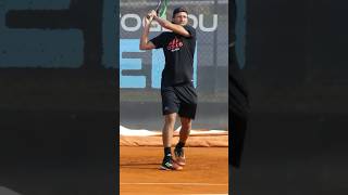 Lucas Pouille vs Alexei Popyrin Tennis Practice at The Academy academy practice club tennis [upl. by Anilad]