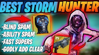 THIS NEW HUNTER BUILD IS NOW THE BEST GATHERING STORM BUILDRaijus Harness And Prospector Destiny 2 [upl. by Enylcaj]