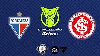 Fortaleza x Internacional  38 rodada Brasileirão 2024  EA FC [upl. by Schramke48]