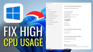 How to Fix High CPU Usage of Anti Malware Service on Windows 1011  Full Guide [upl. by Landre]