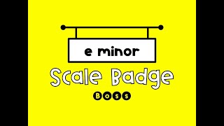 E Minor Scale Video [upl. by Mutz]