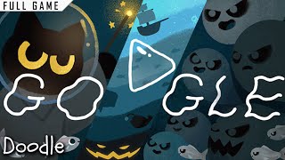 Halloween 2020 Magic Cat Academy 2  Google Doodle  Full Game [upl. by Ahsilak]