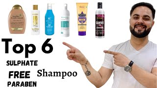 Top 6 Sulphate amp Paraben Free Shampoo in Indian Market [upl. by Nannaihr]