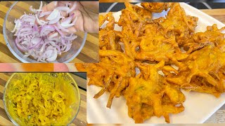 Kanda Bhajiya Recipe  Bhajiya Recipe  Piyaz Ke Bhajiye  Cookwithshab [upl. by Aicillyhp]