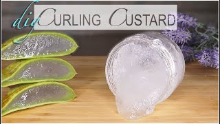 DIY Aloe Vera Curling Custard  Basic Formula  Oil Free Hair Care [upl. by Seadon]