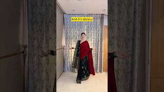 How to style shawl for winter winter hack bollywood actress saree shortvideo please  viral [upl. by Ennairac]