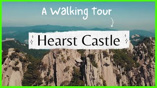 Hearst Castle Walking Tour Formally Known as La Cuesta Encantada Spanish for The Enchanted Hill [upl. by Anelra]