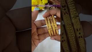 🤔🌸To order wats app Message 95973 80489 with id sk 138 or screen shot gold bangles [upl. by Tychon]