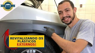 Plásticos do carro ressecados Nunca mais Aprenda como revitalizar [upl. by Arihsat]