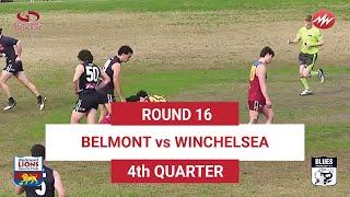 RD16 Belmont VS Winchelsea 4th QTR 03082024 [upl. by Reeba]