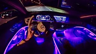 2018 Mercedes Benz S Class POV NIGHT DRIVE  AMBIENT LIGHTING  by AutoTopNL [upl. by Mandler]